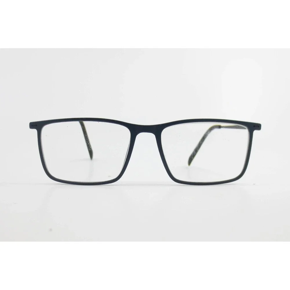 Modern Blue Rectangular Eyeglass Frames MP 20202 54-16-150 Matte Finish